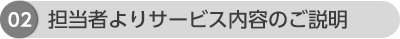 STEP2担当者よりサービス内容のご説明